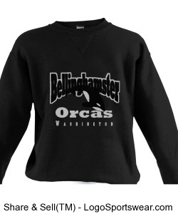 Bellinghamster Orcas Custom Sweatshirt Design Zoom
